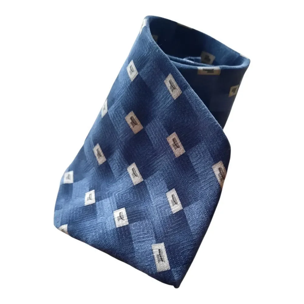 Pierre Cardin Navy Geometric Men's Tie